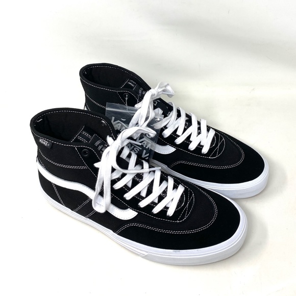 VANS Crockett High Top Black Men’s Suede Canvas Skate Sneakers Size VN0A5JIGY28 - Picture 6 of 9